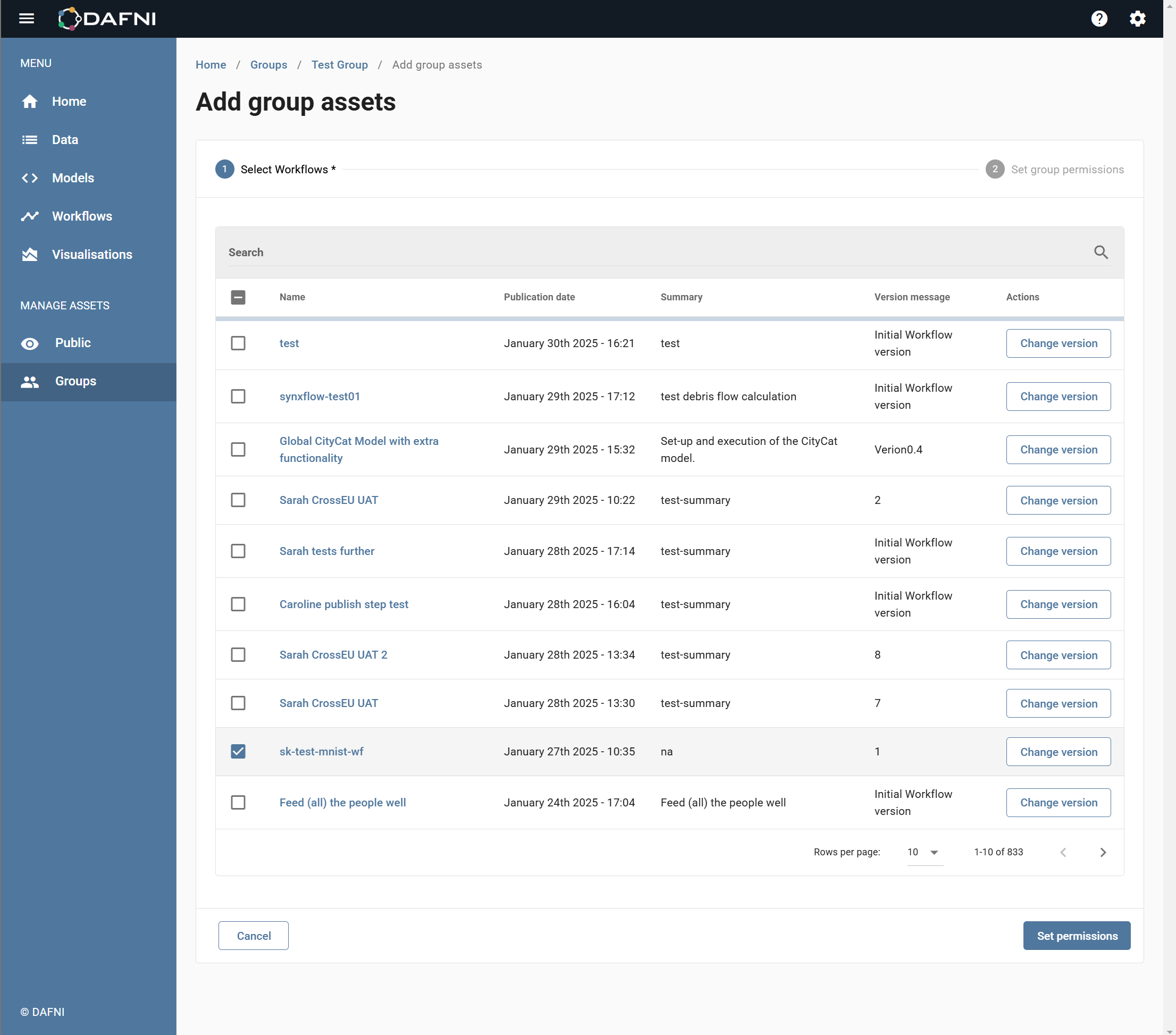 Group Creation