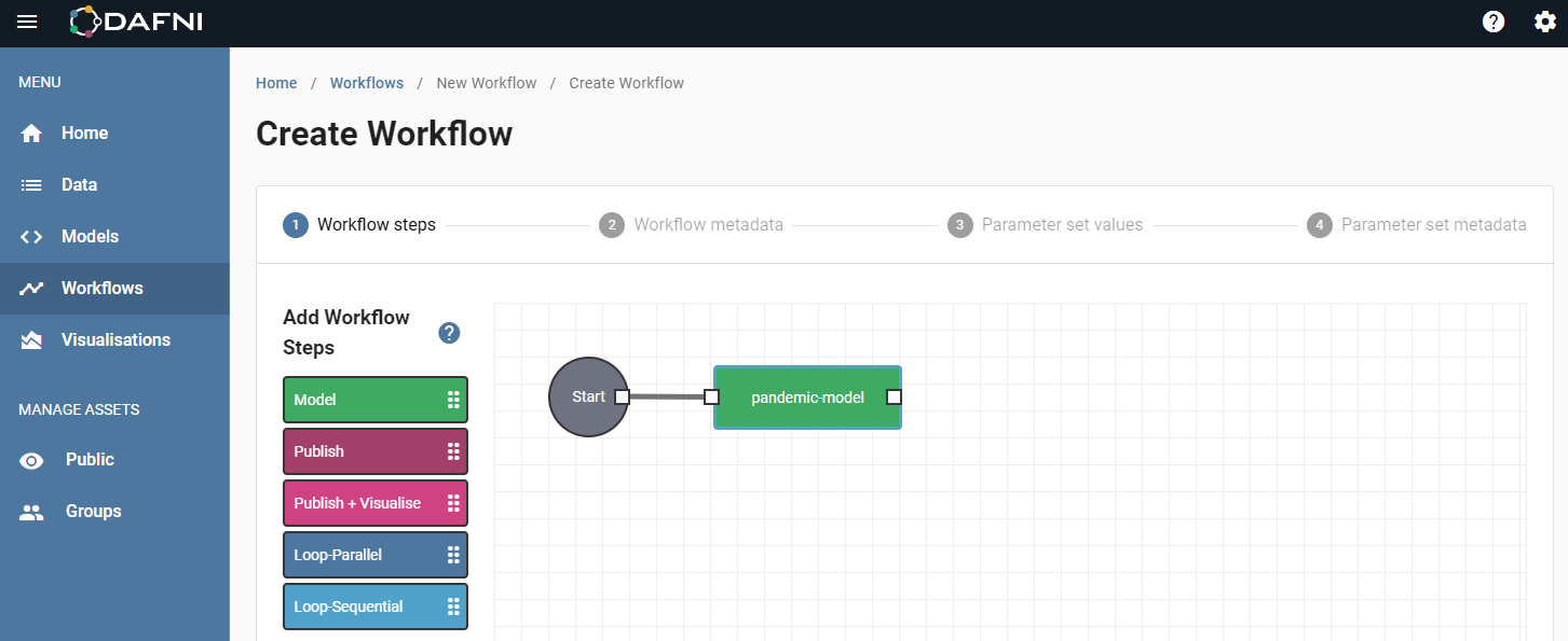 covid 19 workflow